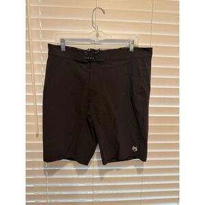 Greyson Clothiers Montauk Board Shorts Black Shepherd MSP21T01 Size 36 NEW